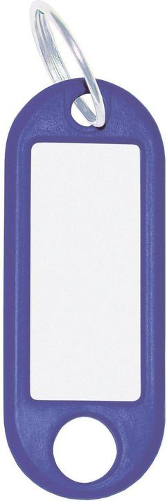 Wedo Schlüsselanhänger 18 mm mit Ring, Blau, 100 Stück