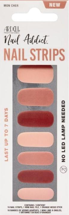 Ardell Nail Addict Nail Strips Mon Cher 16 Stk