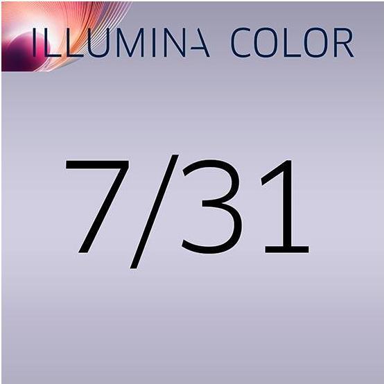 Actual product image Wella Illumina Color (7/31 medium blonde gold-ash)