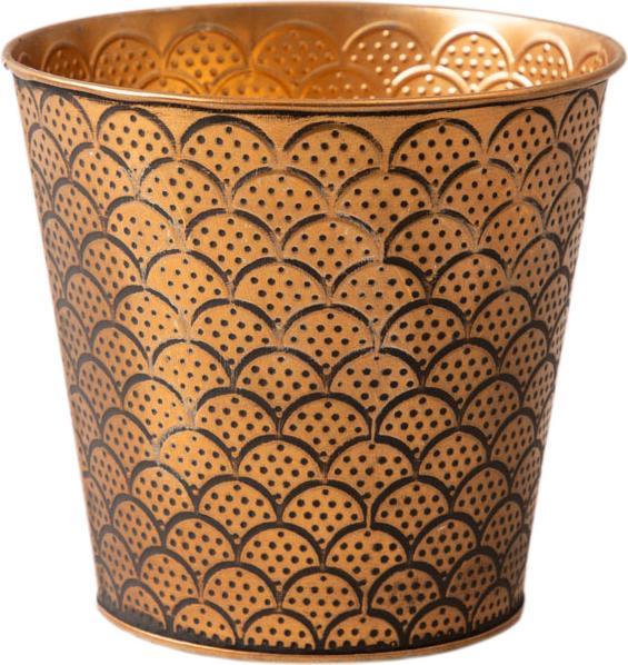 Actual product image Esmée Flower pot / planter Orient, sheet metal (16 cm)