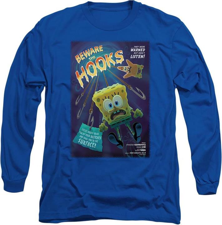 Spongebob Squarepants Beware The Hooks TShirt (S)
