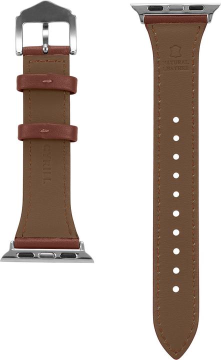 Image du produit Spigen Kajuk Apple Watch Bracelet en cuir 4/5/6/7/8 / SE 40/41 mm marron (38 mm, 40 mm, 41 mm, Cuir véritable)