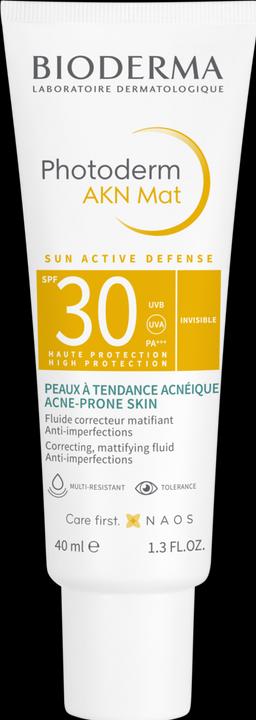 Image du produit Bioderma Photoderm Akn Mat SPF30 (Crème solaire visage, SPF 30, 40 ml, 150 g)