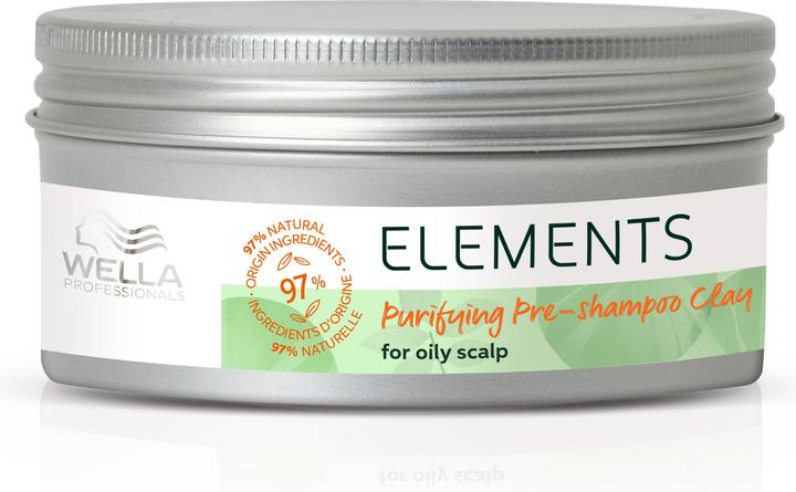Actual product image Wella Elements Purifying Pre-Shampoo Clay 225 (225 ml, Liquid shampoo)