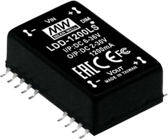 Actual product image MeanWell Mean Well LED driver constant current 700 mA 2 - 28 V/DC dimmable