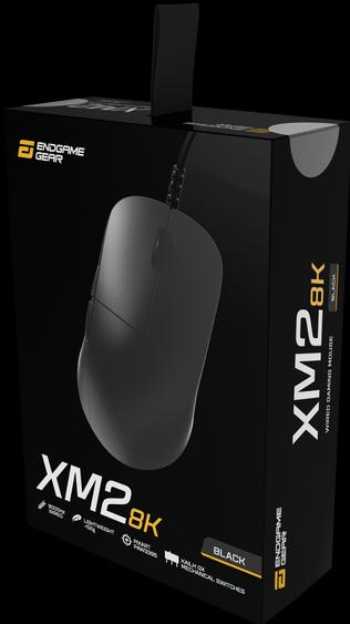Actual product image Endgame Gear XM2 8k gaming mouse, wired - black (Cable)