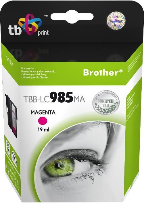 Actual product image Tusz do Brother LC 985 TBB-LC985MA MA (M)