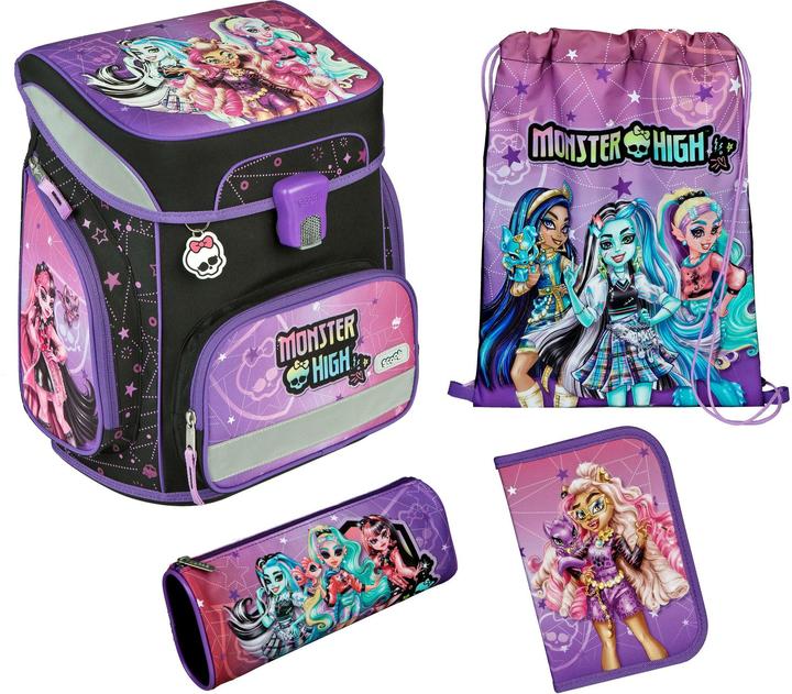 Scooli Schulthek-Set 5-teilig Monster High, 18 l (18 l)
