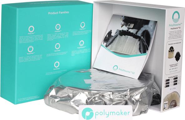 Actual product image Polymaker PolyDissolve S2 - Natural - 2.85mm (PVA, 2.85 mm, 500 g, Beige)