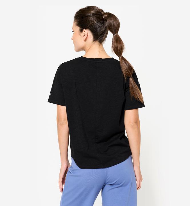 Image du produit Kimjaly T-shirt manches courtes de yoga femme, noir (3XL)