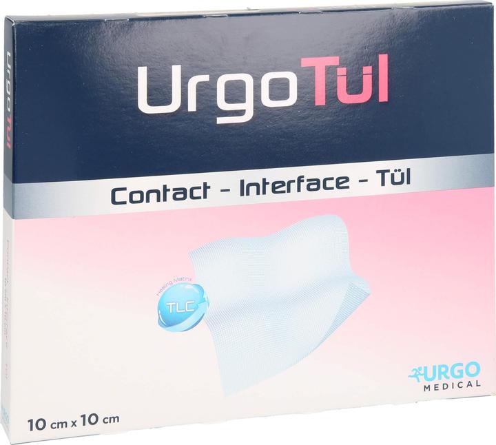 Produktbild Urgo UrgoTül 10 x 10 cm lipidokolloid-Wundauflage, 10 St. Wundgaze