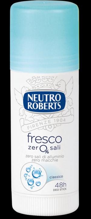 Produktbild Neutro Roberts Deodorant Stick Fresco Null Aluminiumsalze Keine Flecken mit reinem Glycerinöl Deodorant (Stick, 40 ml)