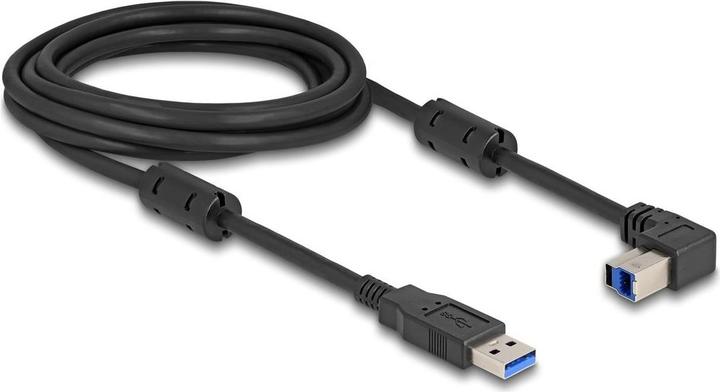 Image du produit Delock Câble USB 5 Gbps type A mâle vers type B mâle 90° o (3 m, USB 3.2 Gen 1)