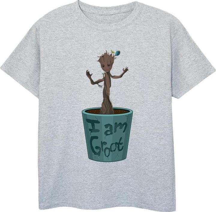 Guardians Of The Galaxy Groot Flower Pot TShirt Jungen
