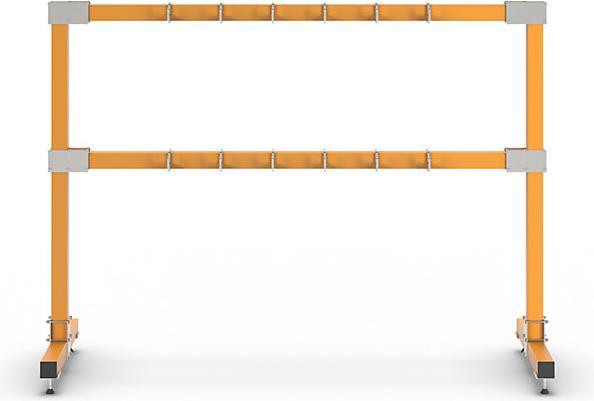Produktbild eurokraft pro Anschlagmittel-Garderobe (90.80 cm, 186.60 cm)