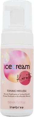 Produktbild Inebrya Ice Cream Keratin Toning Mousse - Tonic foam with remineralizing effect - 175ml (Körperlotion, 150 ml)