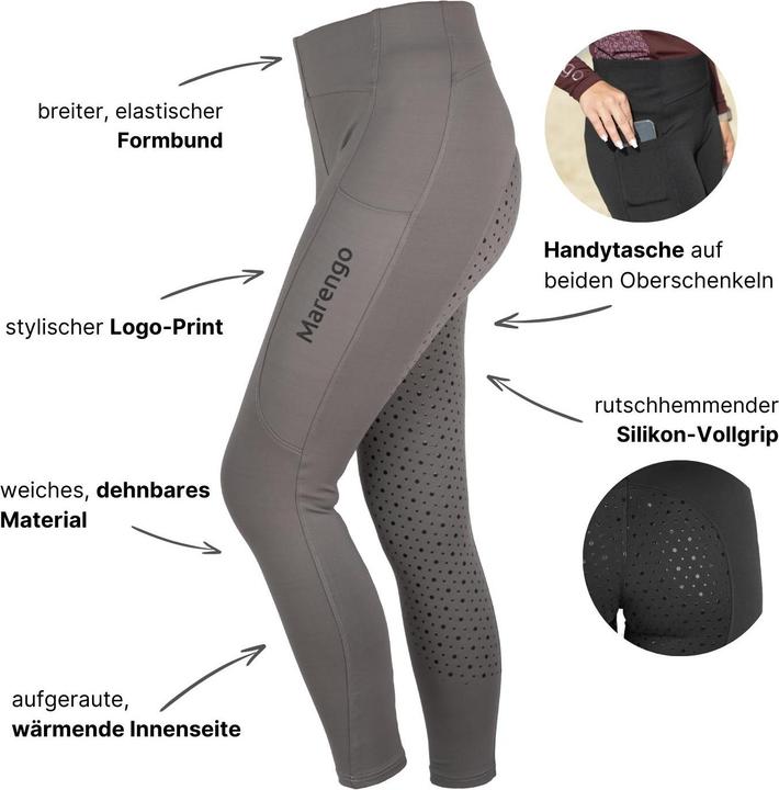 Immagine prodotto Marengo Thermo-Reitleggings Chilly Fullgrip (XXS)