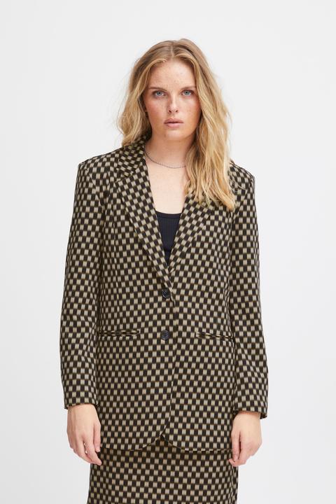Actual product image Ichi IHKATE PRINT OVERSIZE BL 20120502 (S)