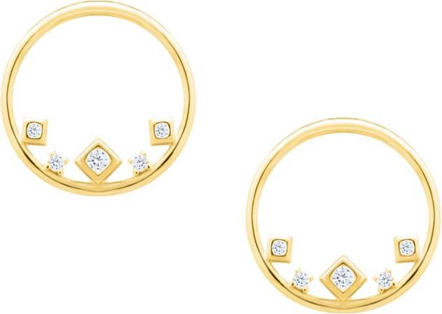 Immagine prodotto Candy Orecchini Ria, argento sterling 925, placcati oro (Argento 925, Placcato oro 18k)