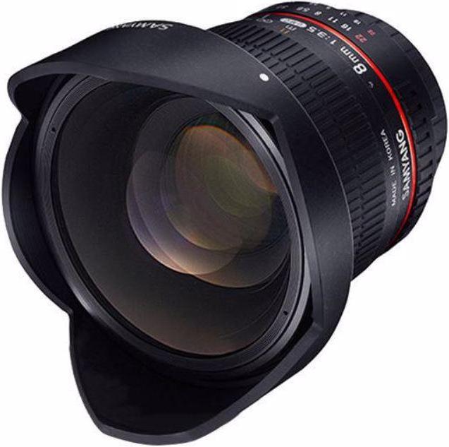 Image du produit Samyang 8mm f/3.5 Asph IF MC Fisheye CSII DH, Canon EF (Canon EF-S, APS-C / DX)