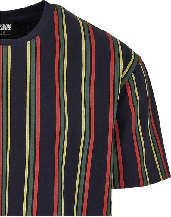 Immagine prodotto Urban Classics Maglietta stampata a righe retrò sovradimensionata (XL)