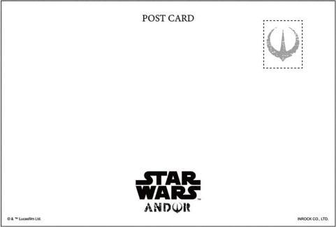 Image du produit Disney STAR WARS Cassian Andor Carte postale A