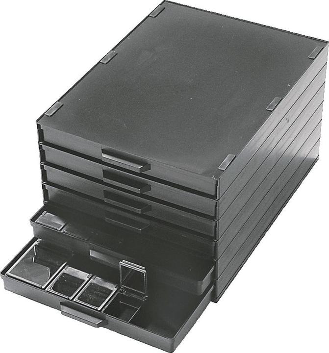 Produktbild Wetec Schubladenschrank, ESD, Schubladen 6 Stück, 265 x 355 x 205 mm (26.50 cm, 20.50 cm)