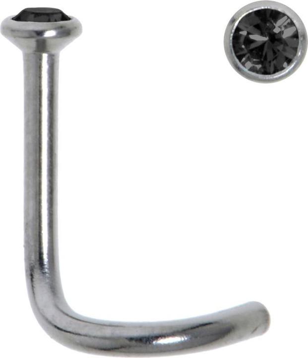 Bijouteria Nasenpiercing (Edelstahl, Kristall)