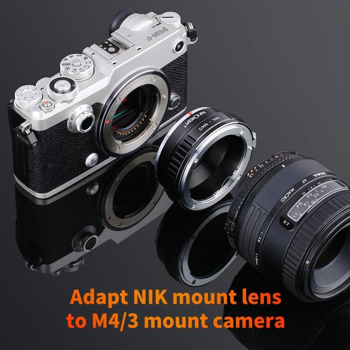Produktbild K&F Concept High Precision Lens Adapter Mount, NIK-M4/3