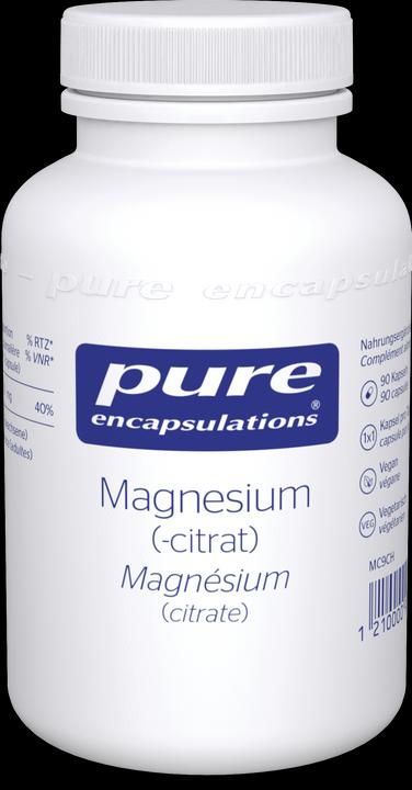 Pure encapsulations Magnesium (-citrat) (90 Stück, Kapseln, 109 g)
