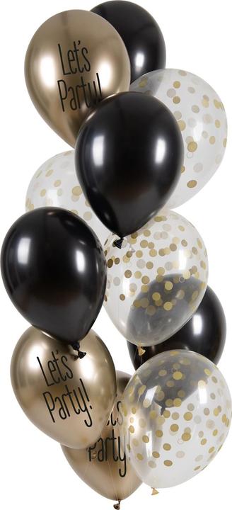 Actual product image Folat Balloons latex - Let's Party - 33cm (12pcs) (12 x)