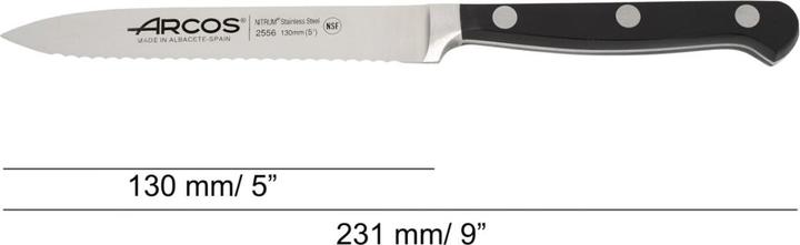 Image du produit Arcos Clasica couteau universel forgé lame 130mm (13 cm)