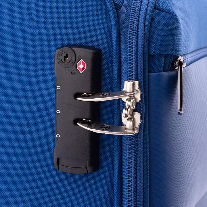 Actual product image Wüsthof 3700 4-wheel cabin trolley 55 cm with stretch fold (36 l, Hand luggage (up to 50 litres))