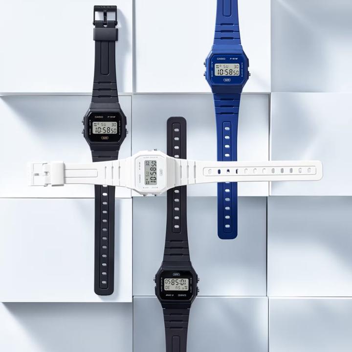Actual product image Casio F-91WB-2A1EF (Digital watch, 33 mm)