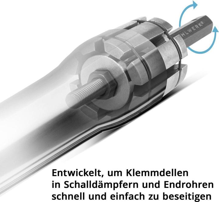 Produktbild Stahlwerk Rohrweiter Set 29-89 mm 3-teiliger Auspuff Rohraufweiter, Rohrspreizer