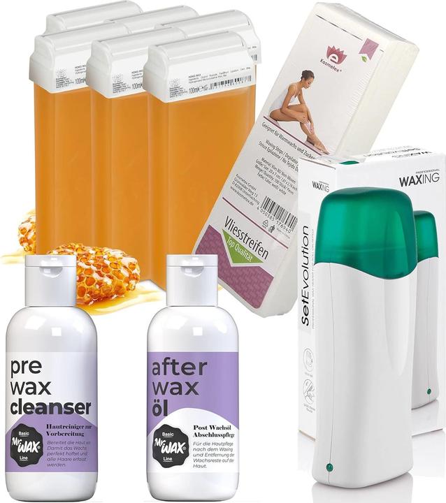Produktbild Kosmetex Wachs-Patronen Starterset, Honig (10 x)