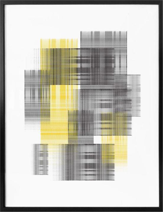 Produktbild Trenddeko Yellow grid (80 x 100 cm)