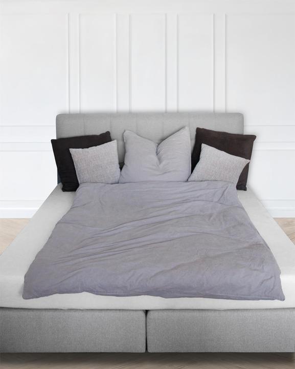 Actual product image Aspero 2 x Bamboo fitted sheet Macau (180-200 x 200 x 30 cm)