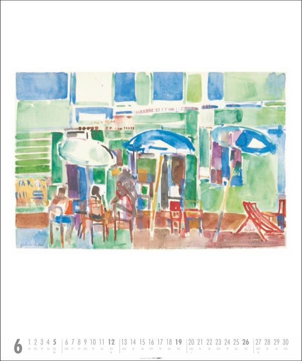Produktbild Oskar Koller - Farben und Formen Kalender 2026 - Farben und Formen (46 x 55 cm, Deutsch)
