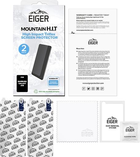 Immagine prodotto Eiger Display-Folie (2er-Pack) Mountain H.I.T Clear (2 Pezzo/i, Samsung Galaxy A16 5G)