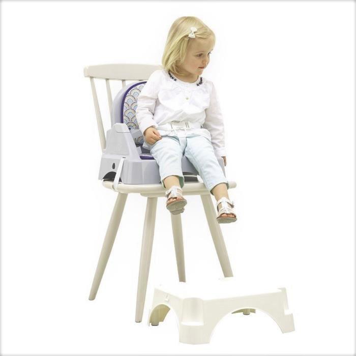 Image du produit Thermobaby edgar 3 en 1 Rehausseur de chaise gris charm (Chaise haute Rehausseur)