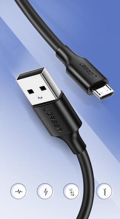 Produktbild Ugreen USB A — Micro USB (1 m, USB 2.0, 18 W)