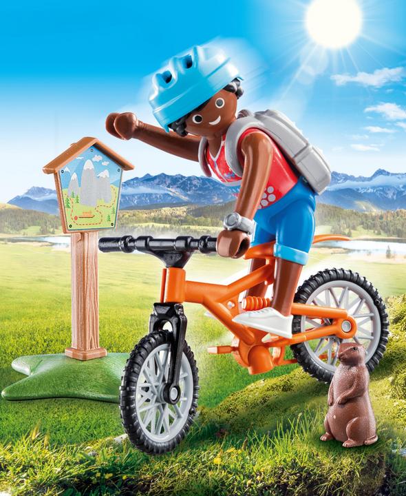 Produktbild Playmobil Mountainbiker auf Bergtour (70303)