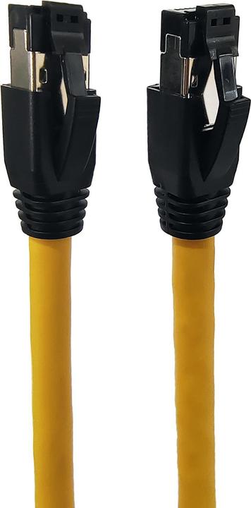 Image du produit MicroConnect CAT8.1 S/FTP 0,25m Jaune (S/FTP, CAT8.1, 0.25 m)
