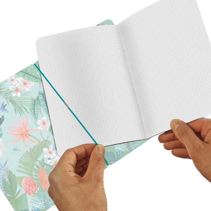 Produktbild Herlitz Notizheft Ladylike Jungle A6, 40 Blätter, punktiert (A6, Gepunktet, Weicher Einband)
