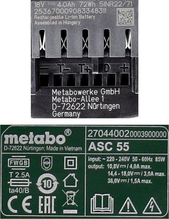 Immagine prodotto Metabo Set di base (18 V)