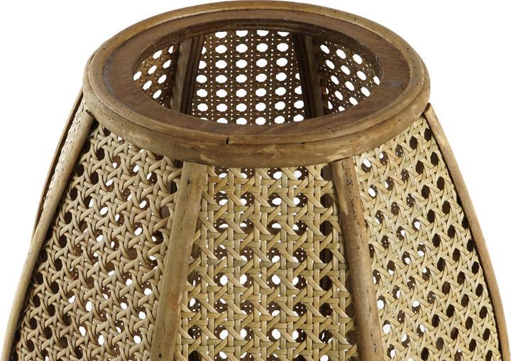 Actual product image DKD Home Decor Desk lamp Brown Rattan 50 W (29 x 29 x 40 cm)