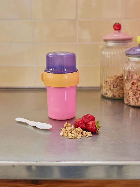 Image du produit Rice Granola Container 400 ml/Lid Soft Pink 250 ml