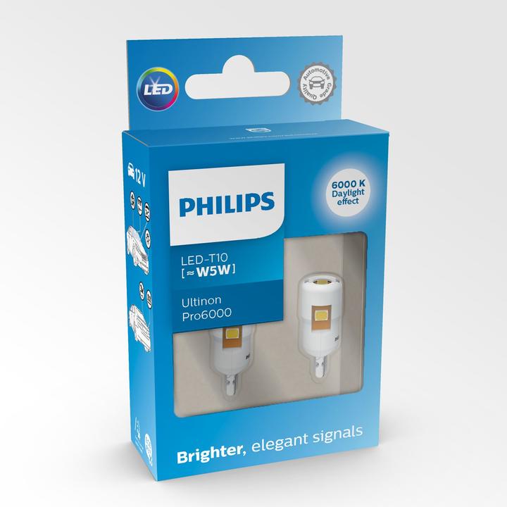 Actual product image Philips X-treme Ultinon Pro6000 (W5W)