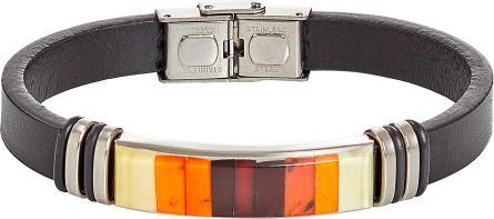 Immagine prodotto PranaHaus Bracciale in pelle color ambra (Cuoio)